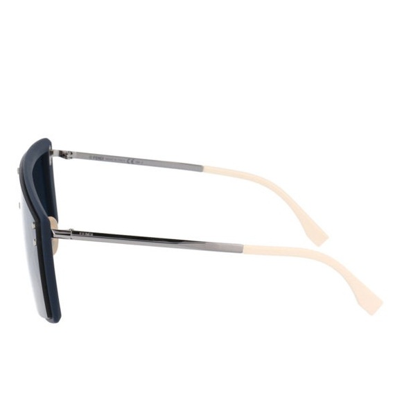 FENDI Logo Sunglasses - Authentic - Unisex - Navy Blue - Picture 13 of 17